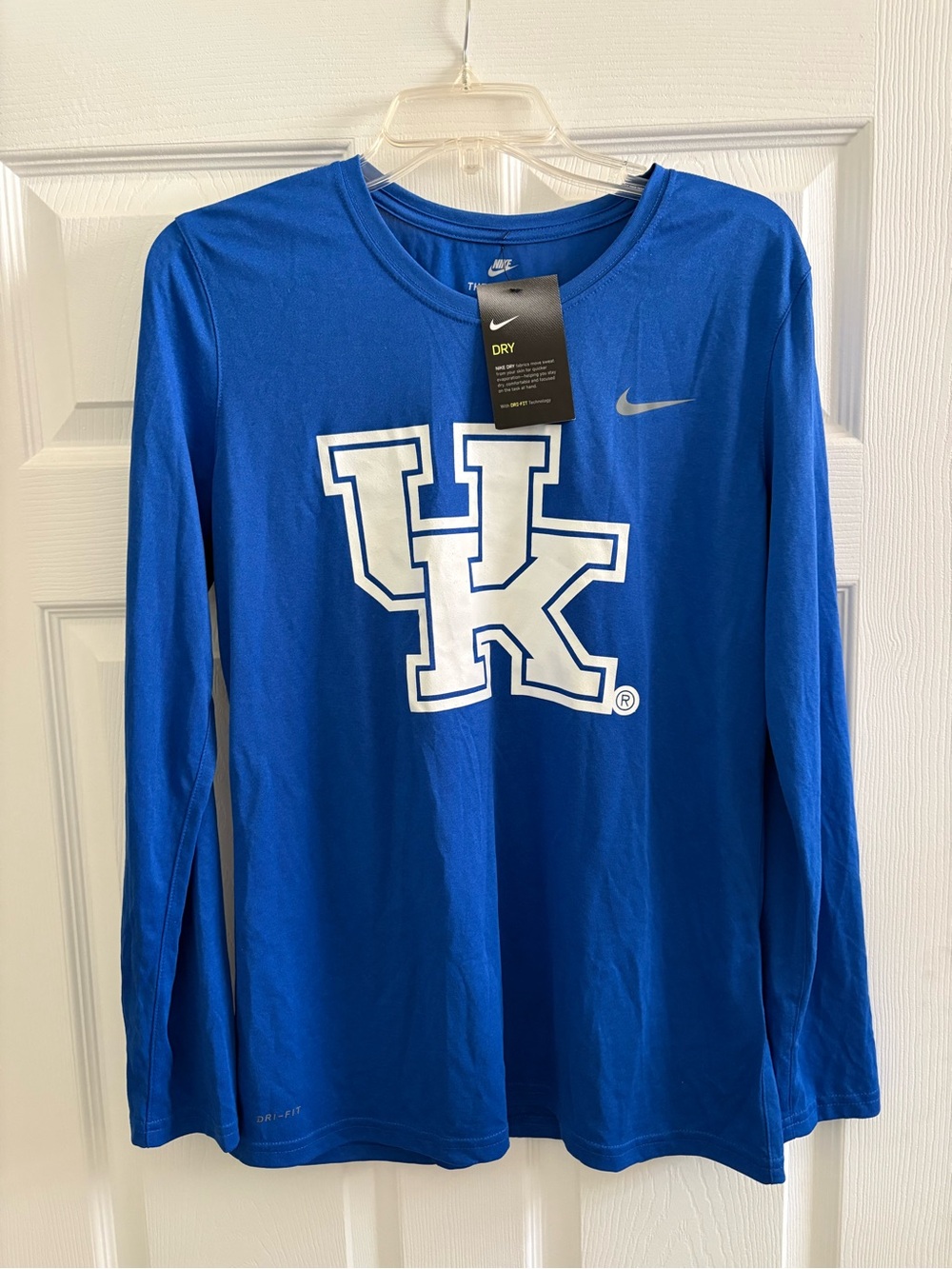 University of Kentucky Long-Sleeve Dri-FIT Tee. Sz L